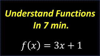 Learn Functions – Understand In 7 Minutes [upl. by Carol242]