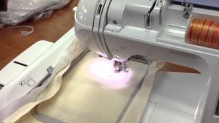 How To Thread a Brother PE770 Embroidery Machine [upl. by Alad]