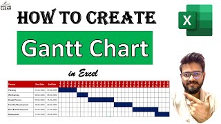 Gantt Chart in Excel‼️ Learn Excel Daily [upl. by Moyer]