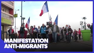 Tensions dans une manifestation antimigrants [upl. by Meuse]