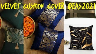 velvet cuhion cover ideas 2021Best cushion cover ideasshortbrandbazar [upl. by Nylirrej]