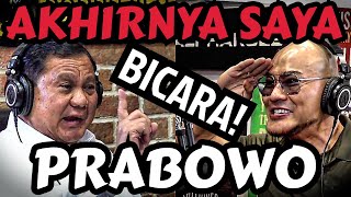 HABIS SEMUA PRABOWO PERDANA BICARA‼️ EXCLUSIVE  Deddy Corbuzier Podcast [upl. by Eleira265]