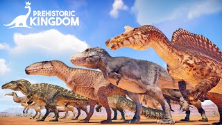 TOP Largest Theropods with Basic Skins  Prehistoric Kingdom Update 9 spinosaurus [upl. by Bernice]