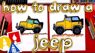 How To Draw A Jeep [upl. by Nylirahs929]