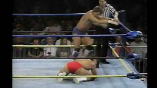 Tom Zenk vs Paul Orndorff [upl. by Aicirtam]