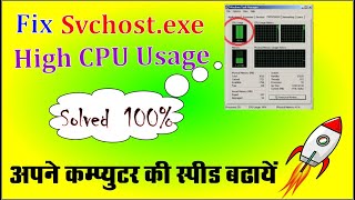 How to Fix svchostexe High Memory amp High CPU Usage on Windows 7 Solve svchostexeDcomLaunch 2022 [upl. by Aehtorod771]