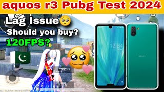 aquos r3 pubg test 2024 🔥  best phone for pubg under 20k  Aquos r3 pubg mobilebgmi test 2024 [upl. by Oralie]