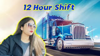 12 Hour Shift l Canada Trucker Life [upl. by Ittam]