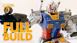 HG RX782GUNDAM  GUNDAM ORIGIN  FULL BUILD HGオリジンガンダムを筆塗りディテールアップ仕上げ【GUNPLA  ガンプラ製作】 [upl. by Elleb186]