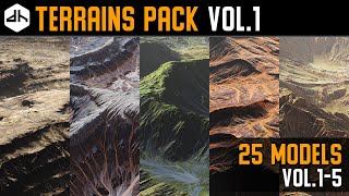 Terrains Pack Vol1 Preview [upl. by Ayotl655]