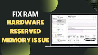 FIX USABLE RAM  Hardware Reserved Memory FIX  FIX RAM in Windows 1011 [upl. by Nek]