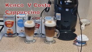 Tassimo Costa V Kenco Cappuccino Coffee REVIEW [upl. by Runkel780]