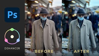 Dehancer Photo Plugin  Make your Digital Photos look like Film  Photoshop Color Grading Tutorial [upl. by Renckens]