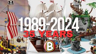 35 years of Lego Pirates  All sets from 1989 to 2024 [upl. by Yesiad]