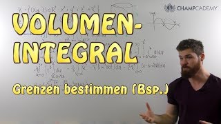 Volumenintegral Grenzen bestimmen  Polarkoordinaten Beispiel [upl. by Renaxela]