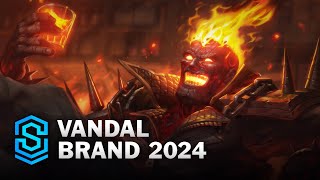 Vandal Brand Skin Spotlight  League of Legends [upl. by Lobel222]