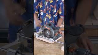 How to Create Circular saw Jig for woodworking  part 1  shorts woodworking trending [upl. by Arhsub422]