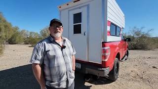 From Mortgage to Freedom Nomad Living in a Truck Shell  Super Cheap 60 Truck Camper Build [upl. by Aehsel]