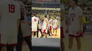 LA Tenorio speaks to Justin Brownlee during a timeout in Game 3  PBA Governors Cup finals [upl. by Frannie943]