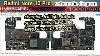 Mi Redmi Note 10 Pro Charging lcd light lcd mic speaker volume keys sim card usb board [upl. by Siddra]