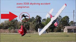 skydiving Accidents gone wrong 2019 compilation [upl. by Hayward]