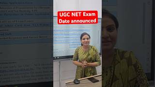 UGC NET Exam Date Announced  notification out examdate notification ugcnet2024 shorts [upl. by Shwalb]