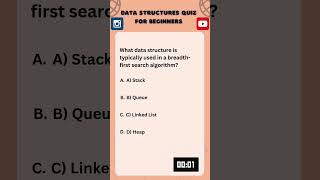 Data Structures Quiz for Beginners Do You Know FIFO python java quiz coding programming [upl. by Renault]