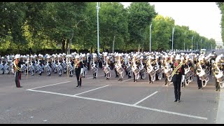 Massed Bands of Her Majestys Royal Marines140722 [upl. by Anuayek]