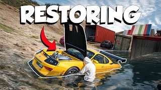 Restoring Don Marco Toyota Supra dito sa GTA V RP [upl. by Irahc245]