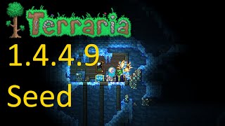 How to get Ice Skates super fast in Terraria seed for 1449 2024 [upl. by Eesac]