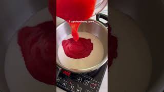 5 INGREDIENT STRAWBERRY MILK PUDDING BITES  SUPER EASY STRAWBERRY DESSERT AT HOME shorts [upl. by Whitnell488]