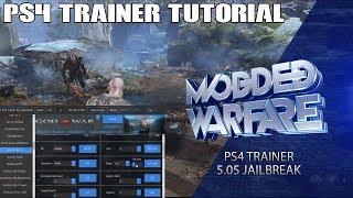 PS4 Trainer Tutorial 505 Jailbreak [upl. by Evette]