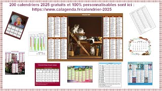 Calendriers 2025 [upl. by Sutit]