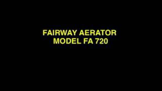 Fairway Aerator by Agrimetal [upl. by Ecylla]