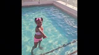 successbless teach swimming class and show off her swimming skills [upl. by Tereve529]