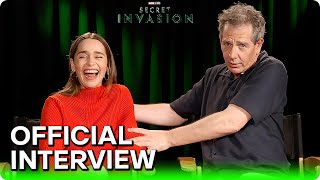 SECRET INVASION 2023 Emilia Clarke amp Ben Mendelsohn Official Interview [upl. by Mensch]