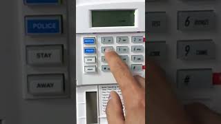 How to change the hostage code on a Honeywell security system [upl. by Lednyc723]