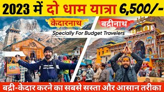 Badrinath amp Kedarnath Budget Trip 2023  Do Dham Yatra Budget Travel Guide  Chardham Yatra 2023 [upl. by Notniv819]