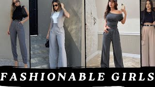 Moda de verano para damas y niñas hermosos pantalones de traje y diferentes diseños 2024🤩😍fashion [upl. by Edwyna]