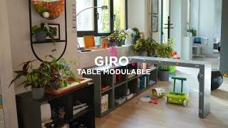 Table modulable GIRO  La Maison Convertible [upl. by Nyrehtac]