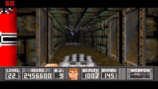 Wolfenstein 3D Spear End Of Destiny  Level 22 Boss Otto Von Thugg [upl. by Anoik]