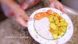 Cooking Curry Chicken With Grandma 👩🏾‍🍳 [upl. by Mellins]