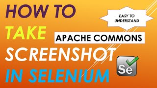 HOW TO TAKE SCREENSHOT IN SELENIUM WEBDRIVER  JAVA [upl. by Sivek]