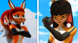 What Would Volpina vs Rena Rouge Look Like Miraculous Ladybug [upl. by Brok96]