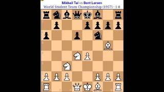 Mikhail Tal vs Bent Larsen  Tal best chess Tal chess gameall tal chess Tal best sacrifices [upl. by Alliuqaj324]