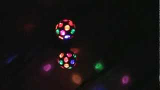 Dual Rotating Disco Ball QL186LMTS [upl. by Avis]