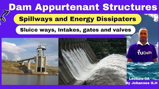 Dam appurtenant Structures Outlet works Spillways discharge calculation [upl. by Latsirhc]