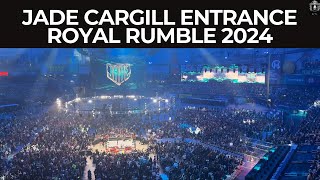 Jade Cargill Entrance to Womens Royal Rumble 2024 [upl. by Aysa]