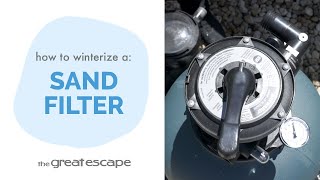 How to Properly Winterize Your Pump amp Sand Filter [upl. by Nileuqay221]