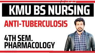 Antituberculosis Drugs  BSN KMU 4th SEM  pharmacology tuberculosis [upl. by Christensen353]